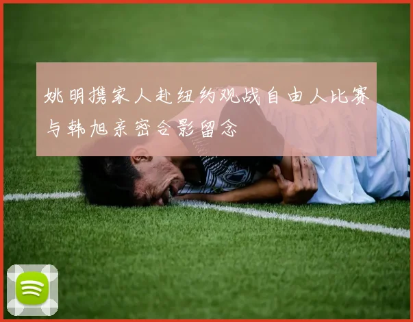 姚明携家人赴纽约观战自由人比赛与韩旭亲密合影留念